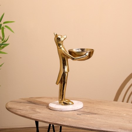 The wolf's dish treats aluminum 20x25x42 cm-2