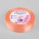 Satin tape, 20 mm × 23 ± 1 m, color peach No. 124