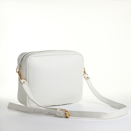 Women's bag over the shoulder Textura, small, white color-1