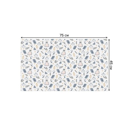 Famous rug in the hallway "Christmas set", size 45x75 cm-1