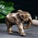 Figure "Elephant African" bronze, 18x9x13cm