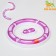 A toy for cats "Pigger" 2-B-1 "Circle and Wave" with 2 assembly options, white/purple