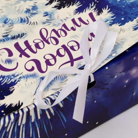 New Year. Gift New Year's folding, packaging, New Year's salute, 31 × 24.5 × 8 cm.-1