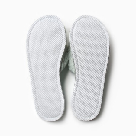 Women's slippers with an open nose size 40-41, mint color-2