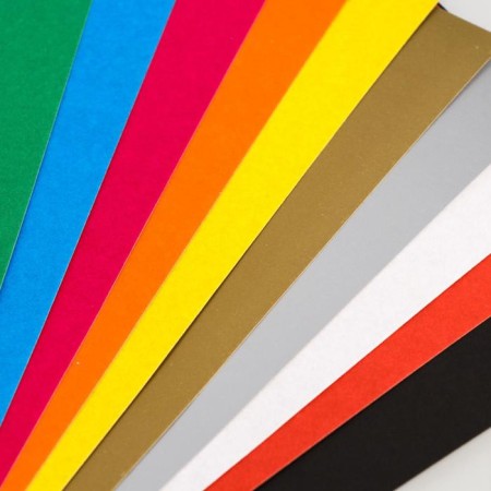 Cardboard color, A4, 10 sheets, 10 colors, non -unilateral, in a folder, 220 g/m², Smeshariki-1