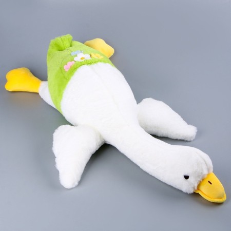 Skill of a soft toy "Goose", 75 cm, white color-1