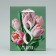 Gift package laminated, packaging, “tulips”, S 12 x 15 x 5.5 cm