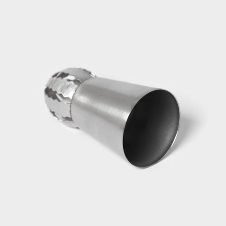 Confectionery nozzle “Sphere. Wave with a flower”, D = 3 cm, output 2.3 cm, stainless steel-3