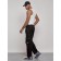 Sports male trousers, size 52, black color