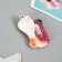 Polystone magnet "Cobra with a thermometer vegetable/fruit" MIX 5x2x7 cm