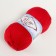 Yarn "Cotton Gold Fine Baby" 55% cotton, 45% acrylic 470m/100g (56 red)