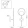 Wall lamp Denzel iP20 LED 15W 957lm 3000k