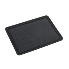 Anti -Squealing mat 18 × 13 cm with side, black