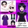 Happy Valley Magnetic set "Your Fashionable Doll", Agatha