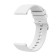 Smart hours strap, 20.5 mm, silicone, white