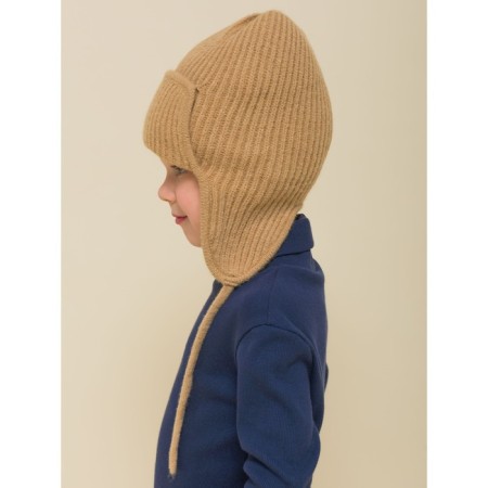 Children's hat, size 51-52, beige color-1
