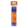 Set of ballpoint pens 4 pieces, rod 0.7 mm, blue, orange case with a blue cap