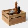 Organizer wooden kitchen, spices stand, 24.5 × 27.3 × 14.6 cm, gvee