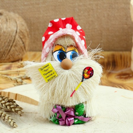 The amulet "Brouse with a spoon", 12 cm, mix-4