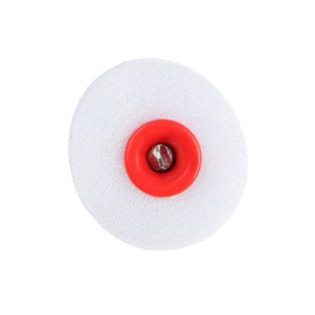 Roller scrap, foam rubber, 100 mm, handle d = 6 mm, d = 16 mm, 2 spare fur coats-3