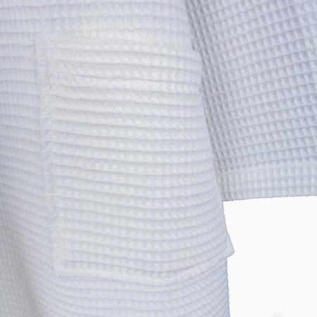 Unisex bathrobe Pamira, size m, white color-1