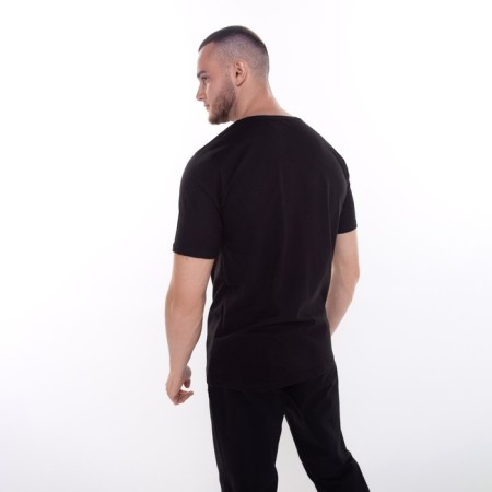 T -shirt male "Dragon", black color/white print, size 58-3