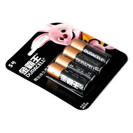Alkalin battery Duracell Basic (CH), AA, LR6-4BL, 1.5V, blister, 4 pcs.-1
