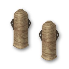 Outdoor Lexide angle 80mm with fasteners of oak classic (2pcs/blister)
