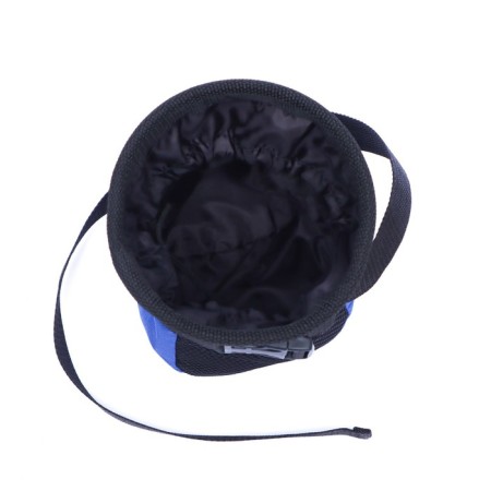 Training handbag for treats with belt for attaching to a belt, blue-2
