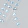 Sticker of rhinestones plastic "Crown" 6.9x31.2 cm