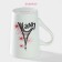 Porcelain share mug "Love in Paris", 380 ml, white color