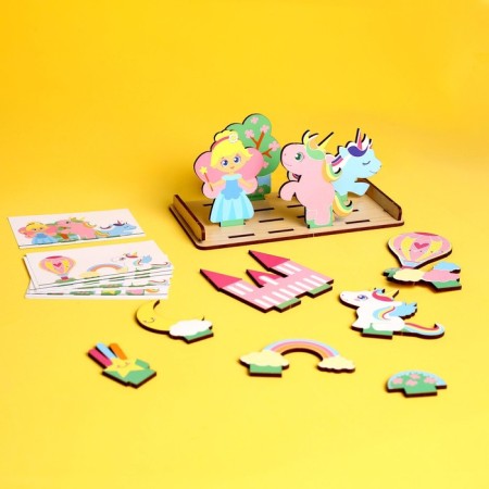 Puzzle. Repeat according to the "world of unicorns"-2