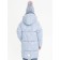 Coat for girls, height 146 cm, gray color