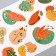 Stickers Paper "Abstraction" set 2 sheets 20x15 cm