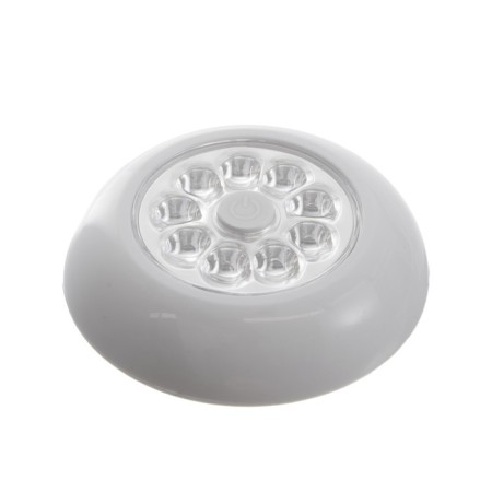 Night Pushlite "Ultra" 9XLED 2W white 10x10x2.5 cm Risalux-6