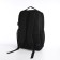 Male backpack on lightning, 3 outer pockets, a USB connector, a suitcase mount, dark gray color