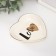 Souvenir ceramics stand for the ring "Heart. Love" 10.5x10x2 cm