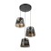 Bayerlux lamp "Eide dayshail" 3he27 40W Black 40x40x20-90cm