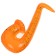 Inflatable toy "saxophone", 60 cm, color mix