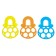 A set of rattles "Bright mood", 4 pcs, color mix, crush me