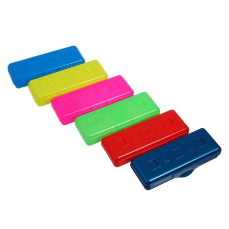 Calligrata “School” Penal Fuel, 80 x 205 x 38 mm, translucent. Plastic, mix-6