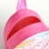 Baby backpack on lightning, "chosen", pink color