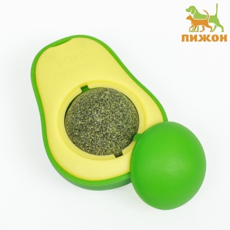 A toy for cats with cat mint "avocado", 6 cm-1