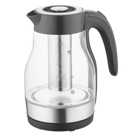 Electric kettle Pioneer KE802G, glass, 2200 watts, 1.7 l, black-3