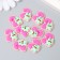 Decor for creativity "Number 2 with an animal" set 10 pcs 2x1.6 cm