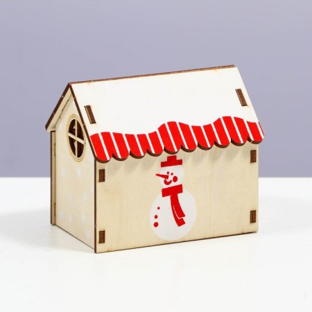 House for rodents, 9 x 6.5 x 8 cm, plywood-2