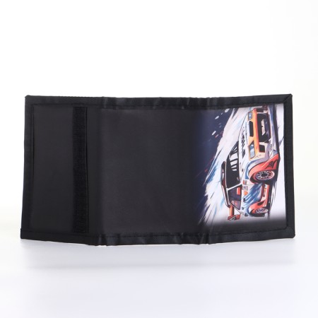 Children's wallet on Velcro "chosen", black color-3