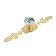 Handle button cappio, d = 30, l = 168 mm, color gold