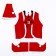 Carnival set "Festive Gnomik", Vest, cap, tie, boots, height 98–110 cm