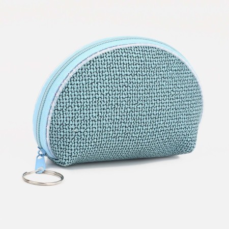 Women's wallet with lightning, blue color